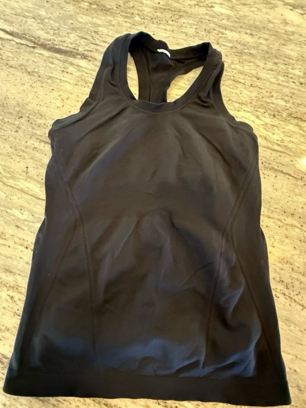 Athleta Black Athletic Tank Top Size S Yoga Sports Gym Running